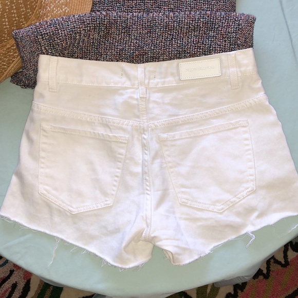 Dolls Kill Distressed Eyelit Cutoff Denim Short - Picture 14 of 14